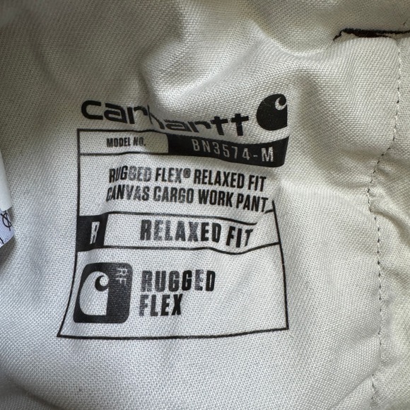 Carhartt Canvas Cargo Work Pant Relaxed Fit Mens Sz 31x30, Workwear Utility - Picture 6 of 13